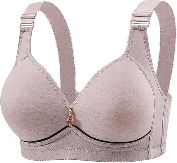 Bras for Women Adjustable Strap Wireless Seamless Cotton Bras 519650