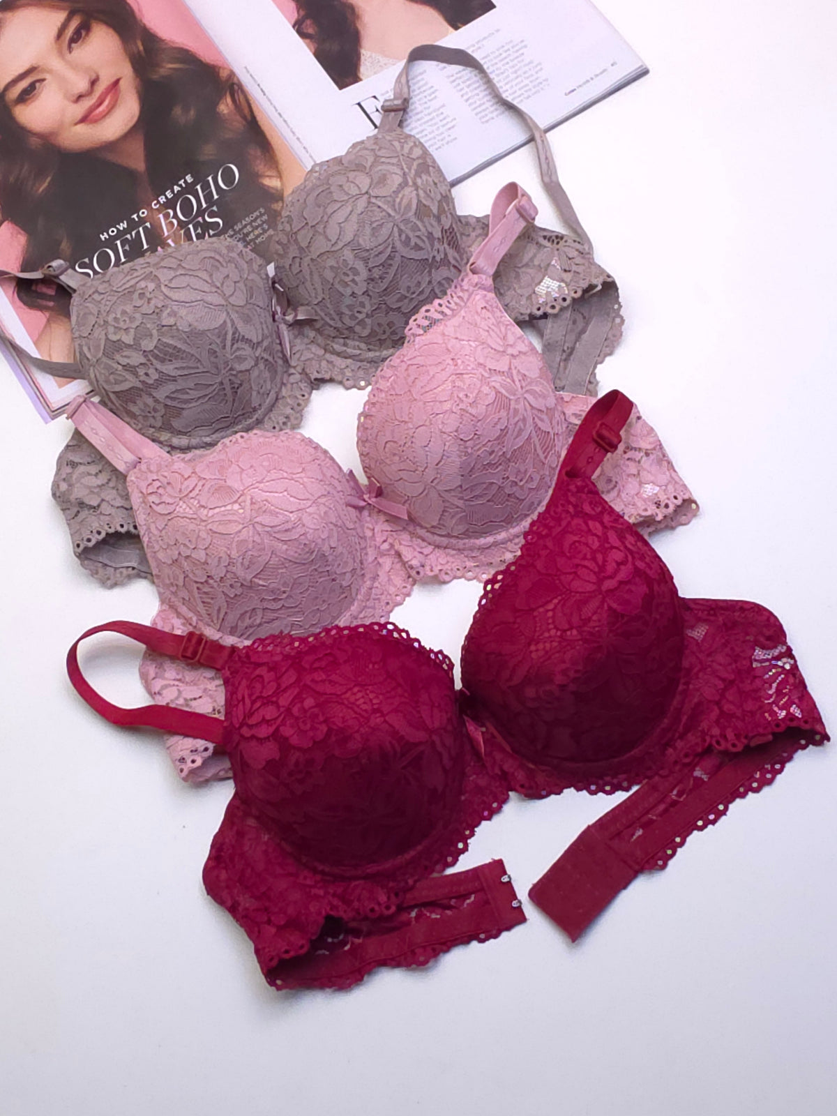 Bridal Double Padded Push-up Bra