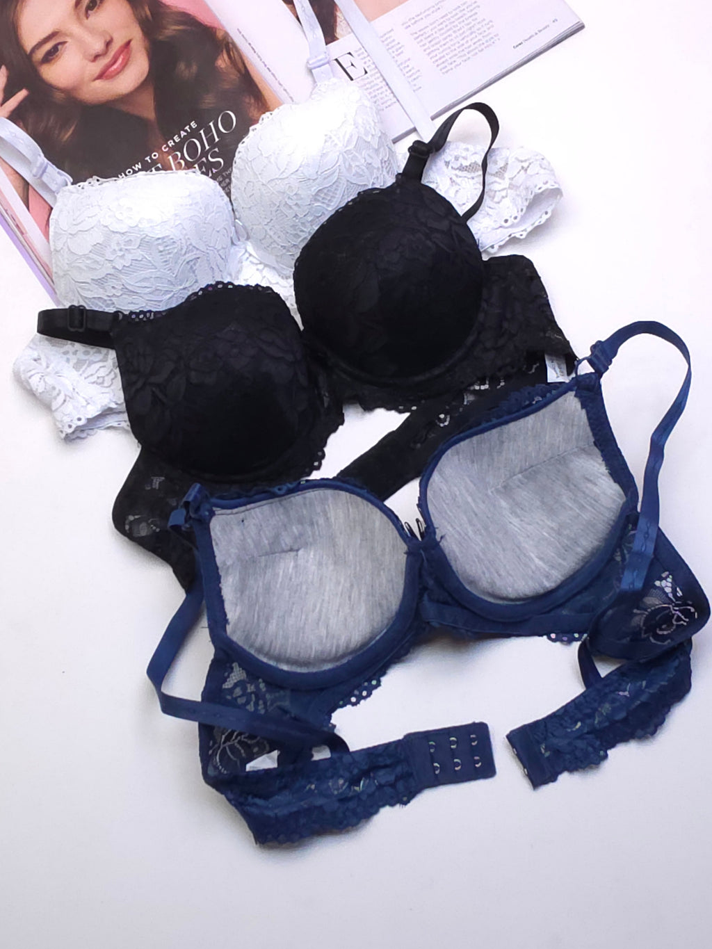 Bridal Double Padded Push-up Bra
