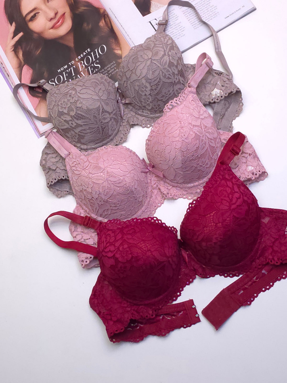 Bridal Double Padded Push-up Bra